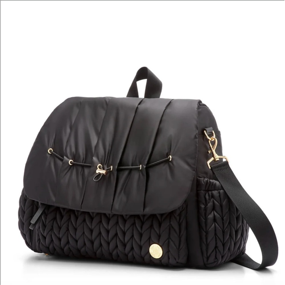 Happ Brand Levy Diaper Bag Black